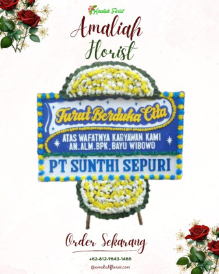 Papan Bunga Duka di Nusa Indah