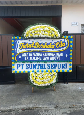Papan Bunga Duka di Nusa Indah